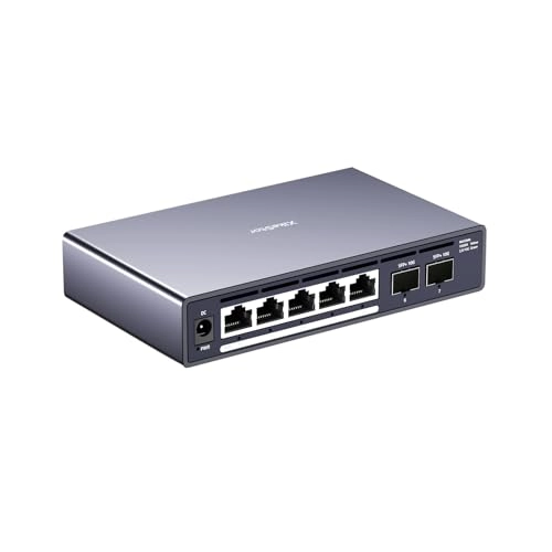 5*2.5G PoE RJ45 2*10G SFP+(Unmanaged) - 5-ports