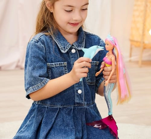 Steffi Love Magic Rainbow Mermaid Doll - 39 cm Ages 3+
