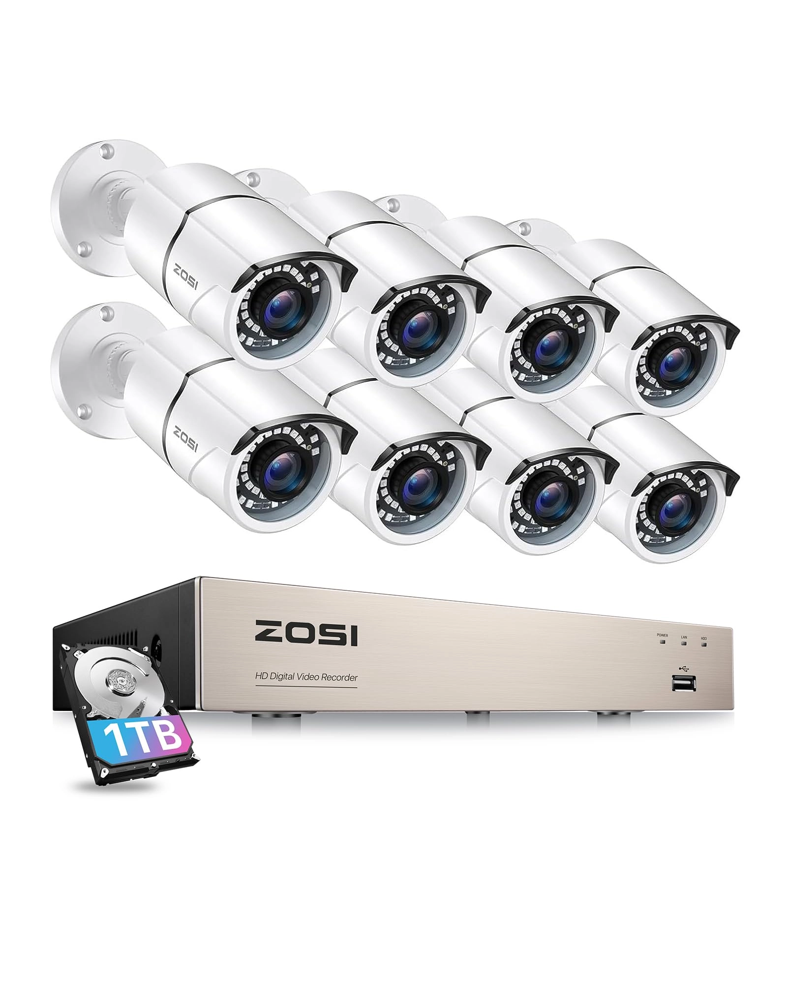 3K Lite - 8PCS 8CH 1080P