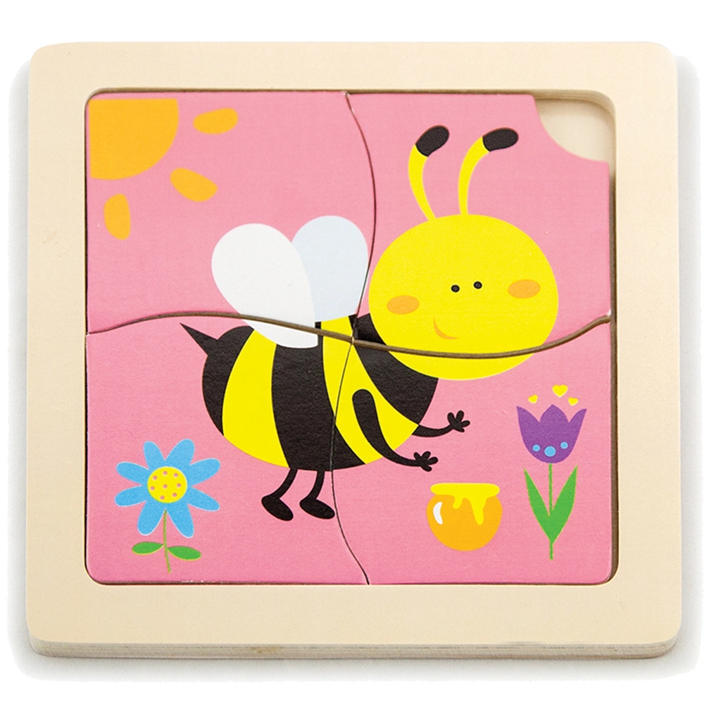 VIGA Handy Flat Bee Puzzle (SES-50138)