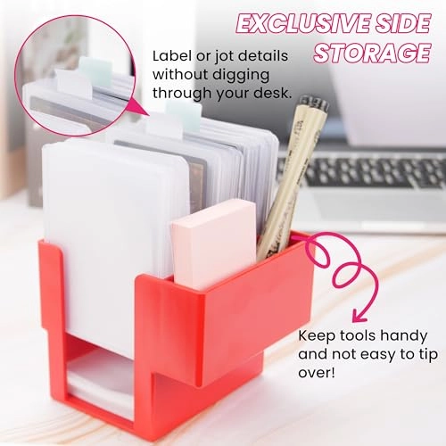 Dual Sleeve & Toploader Dispenser Station - 2pcs 400 Penny Sleeves 50 Card Savers