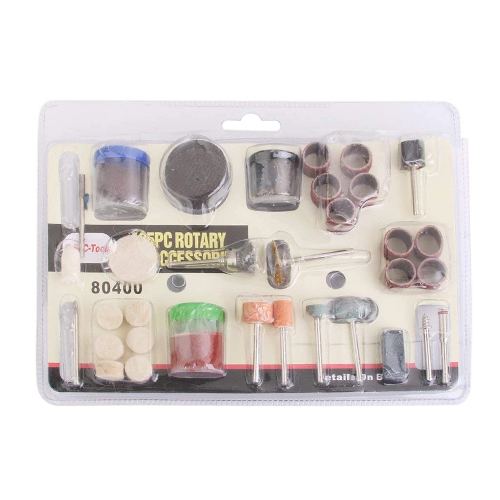 Cutting Grinding Electric Polishing Engraving Drill Bits Rotary Round Set - 105Pc 12mm