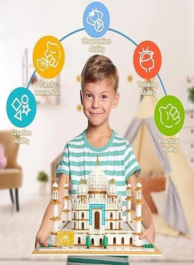 Taj Mahal Nano Mini Block Set - 2012 pcs