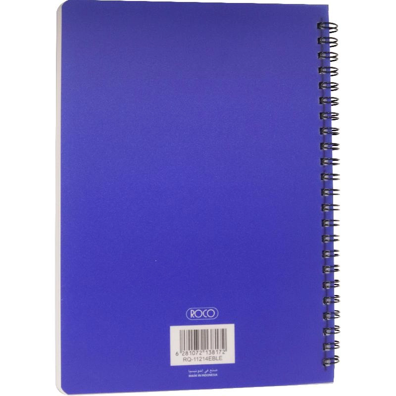 Notebook 19 X 26 cm Spiral - Grid 100 Sheets