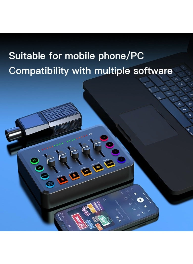 AmpliGame SC3 - XLR 48V Phantom Power RGB