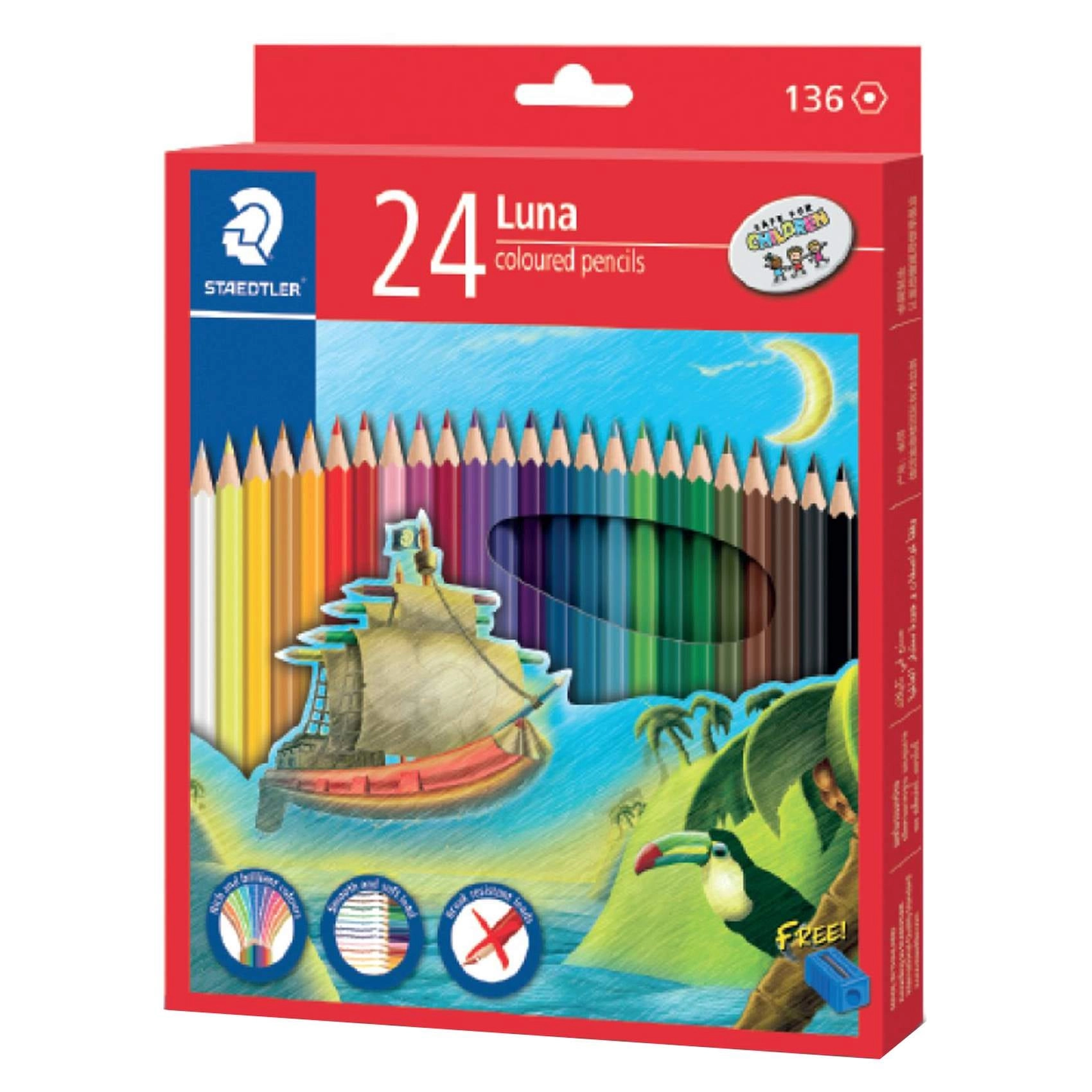 Staedtler Luna Coloured Pencils - 24 PCS