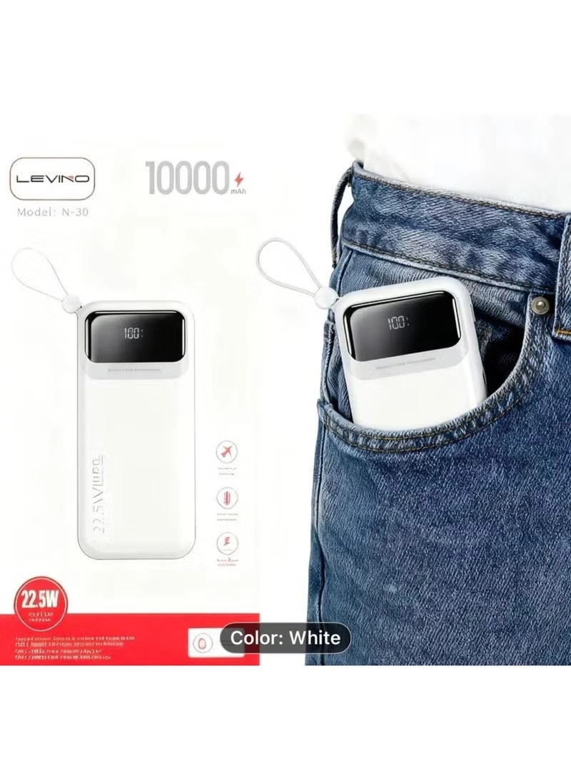 N-30 - 10000mAh 22.5W Fast Charging Dual Type-C Ports