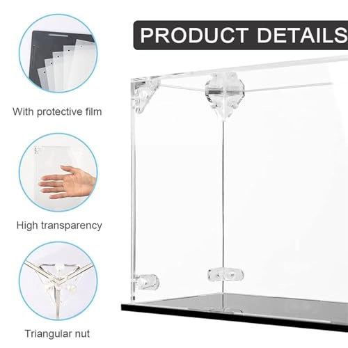 Clear Acrylic Display Case - 21043 32 x 12 x 19 cm