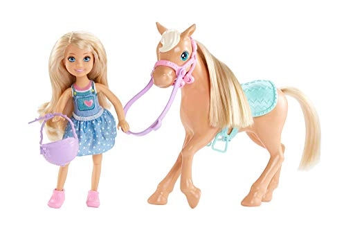 Chelsea Doll - Blonde + Pony - Pink Saddle