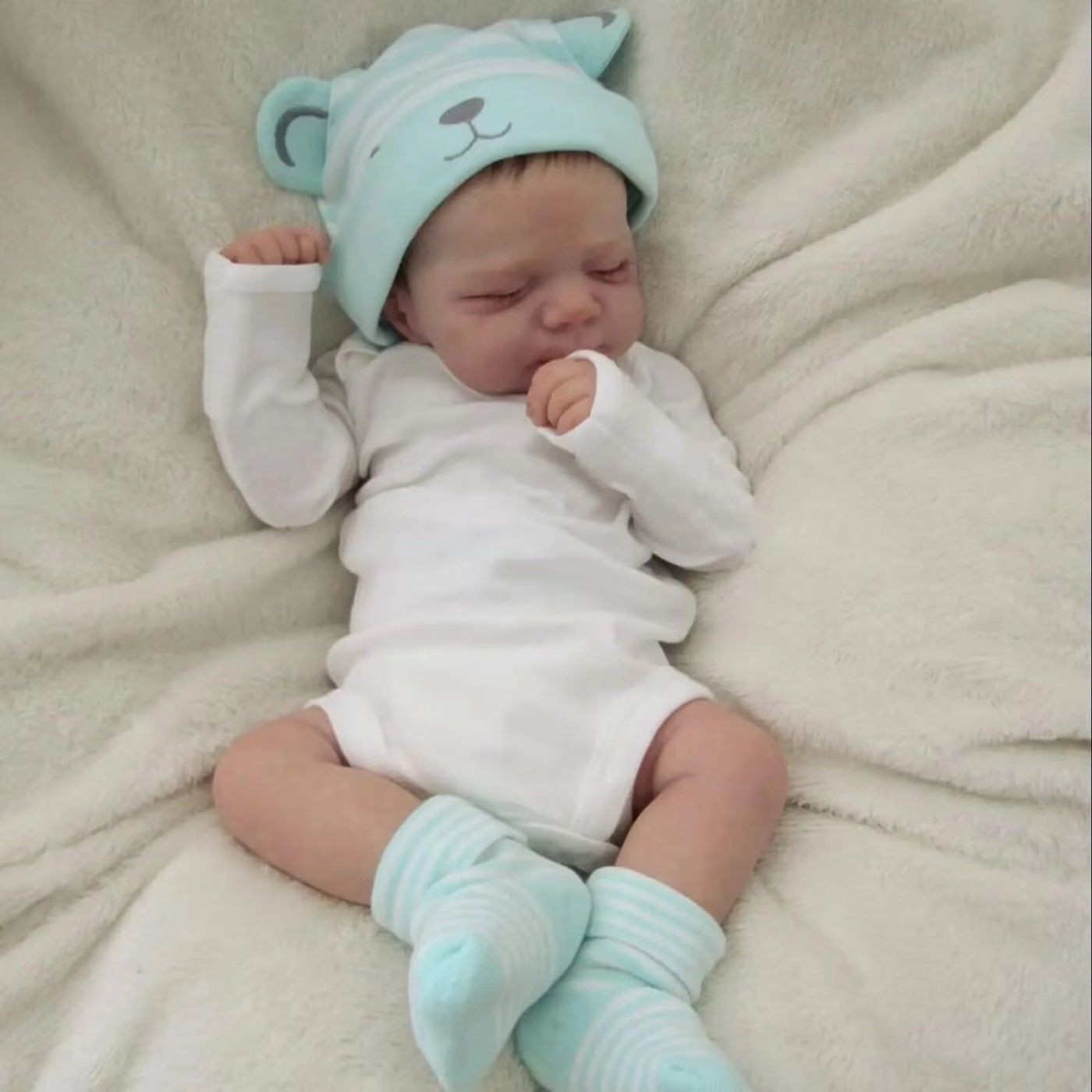 Reborn Baby Doll - 18 Inch Silicone Boy Ages 3+