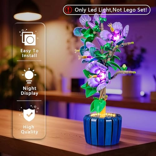 Light Kit for LEGO Hibiscus 10372 - Lights Only