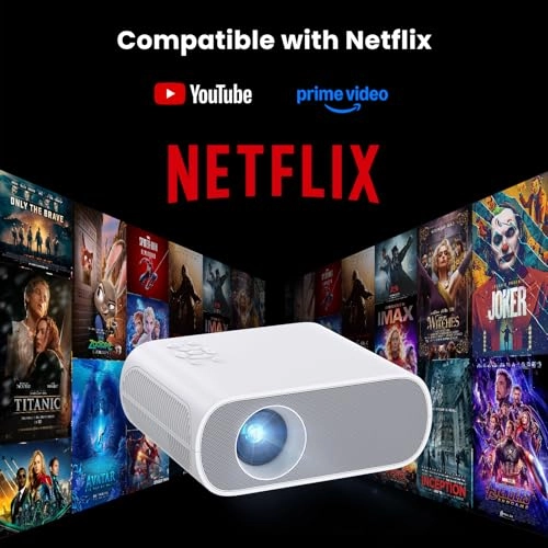 Smart Mini Projector - 1500ANSI Native 1080P
