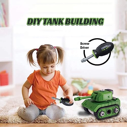 Take Apart Toys Tank - 3 years and up