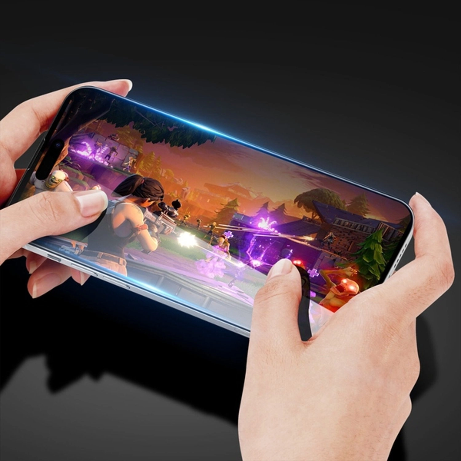 Clear Tempered Glass Screen Protector for iPhone 15 Pro