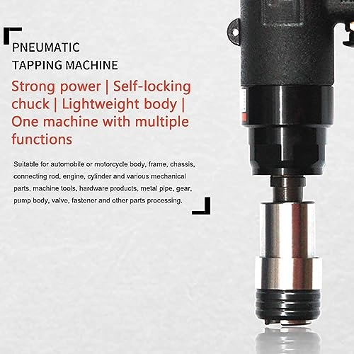 Pneumatic Tapping Machine - M3-M12 400 RPM 6 Self-Locking Chucks
