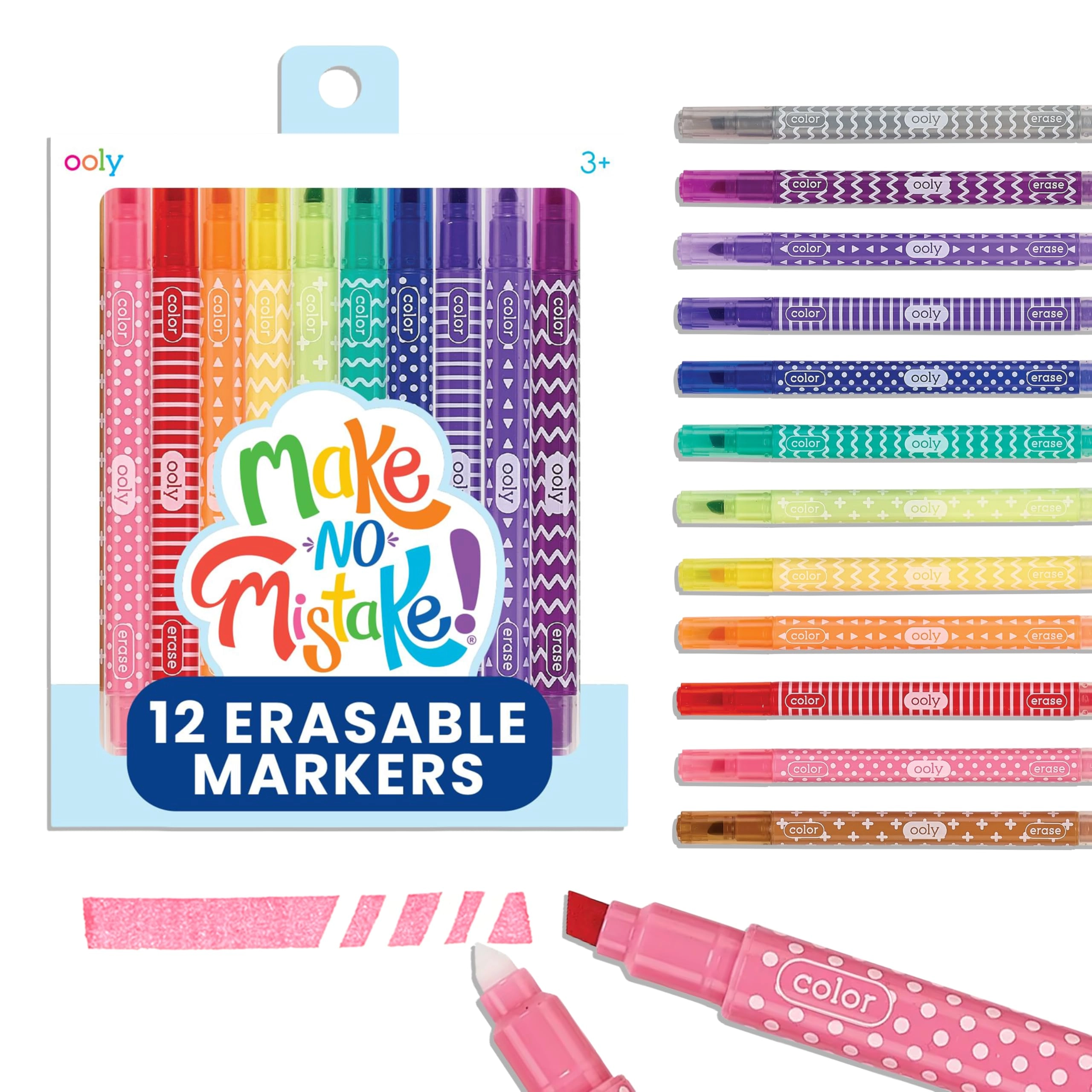 OOLY Make No Mistake Erasable Markers - Multicolor Medium