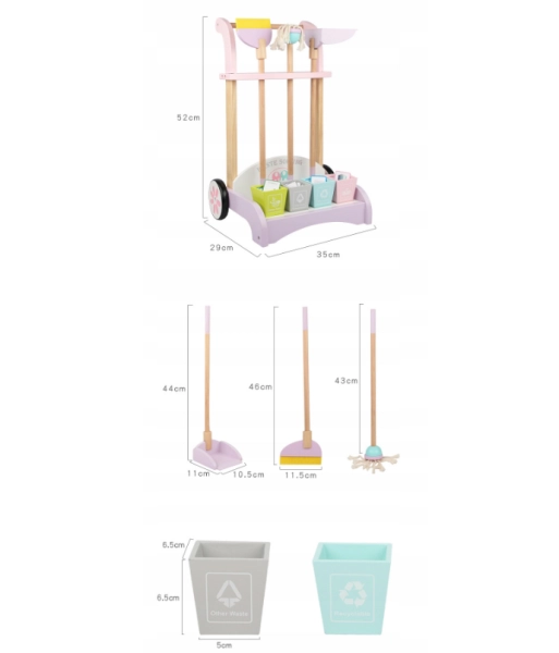 Kids Wooden Cleaning Toy Set (GB-MSN 19005)