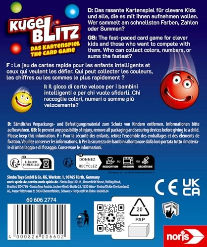Kugelblitz - Card Game Educational (German)