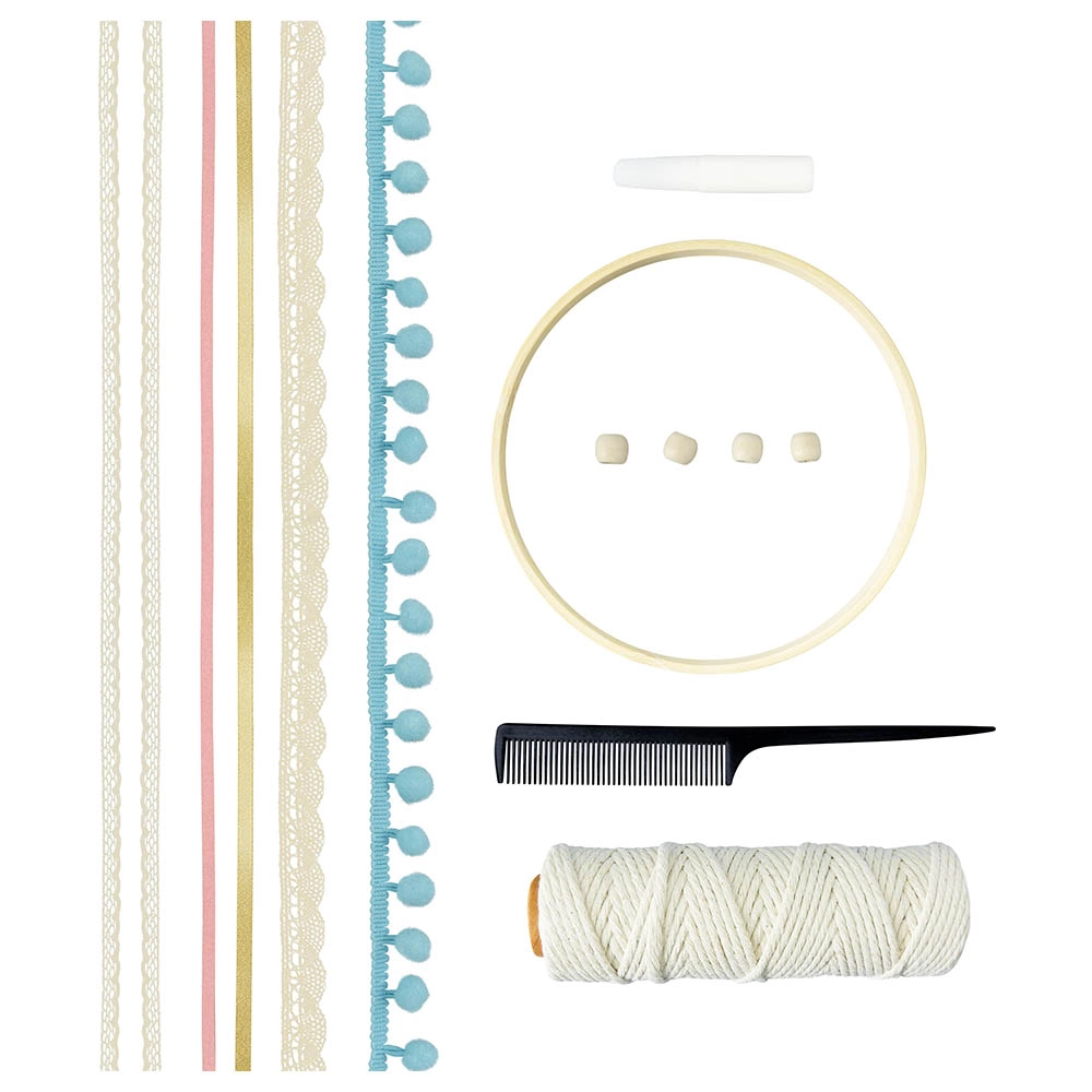 Buki France Macrame Dreamcatcher Kit - Suitable for 8 to 13+ yrs Illustrated instruction sheet