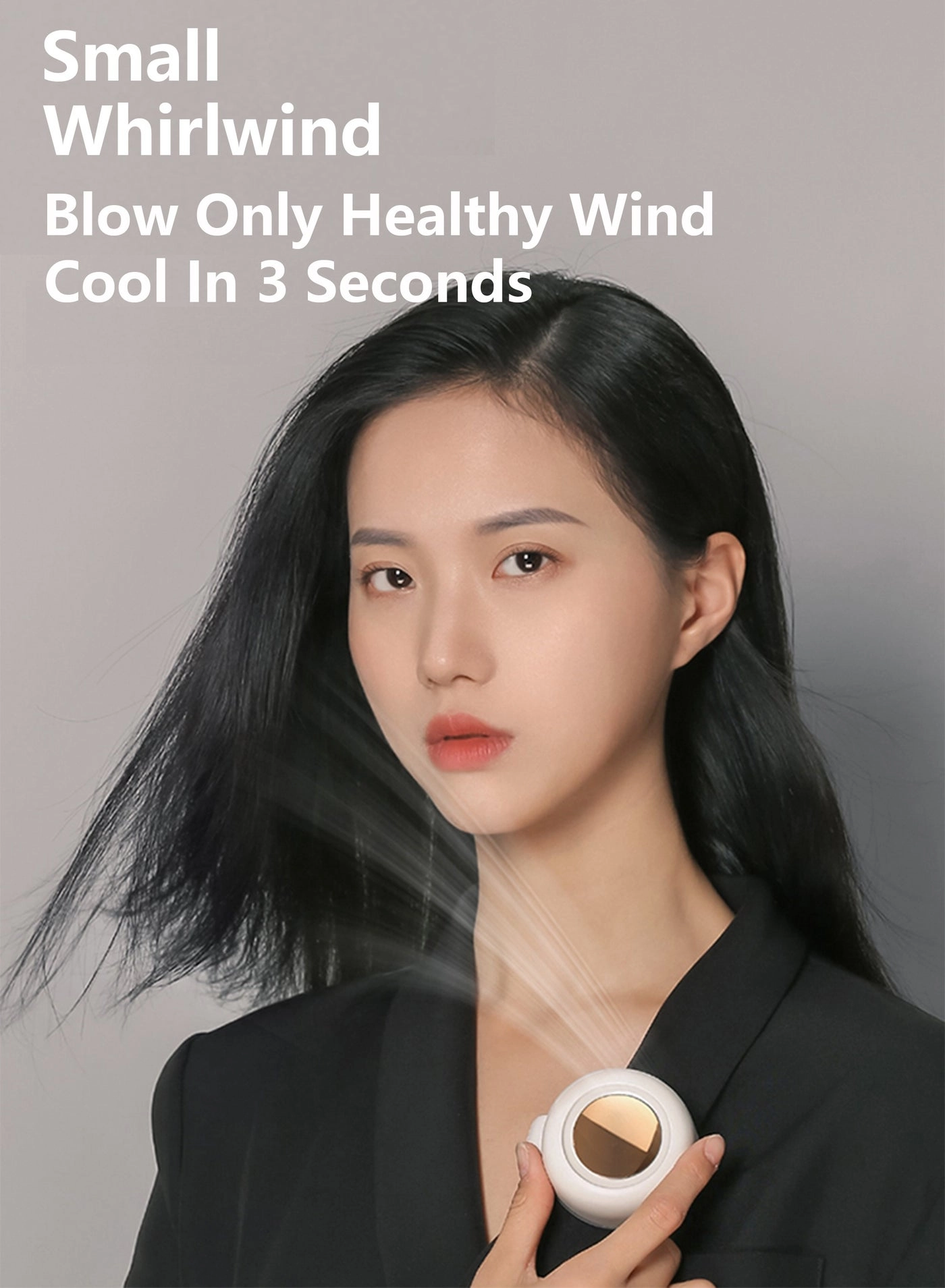 Personal Handheld Fan - Instant Cooling Rechargeable 3 Speed