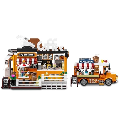 City Coffee House Building Set - 1185 pcs