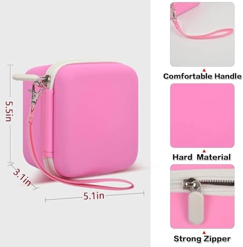 Bag - 5.5 x 5.1 x 3.1 inches suitable for ESOXOFFORE for Dylanto for Prograce for GKTZ for YEEHAO for LETSHAHA for ENERHAMP/ for Anchioo/ for YETCN/ for Amzelas/ for WEEFUN/ for MEETRYE/ for USHINING/ for Mafiti/ for Bestoonemultiple instant camera for digital camera for girls camera