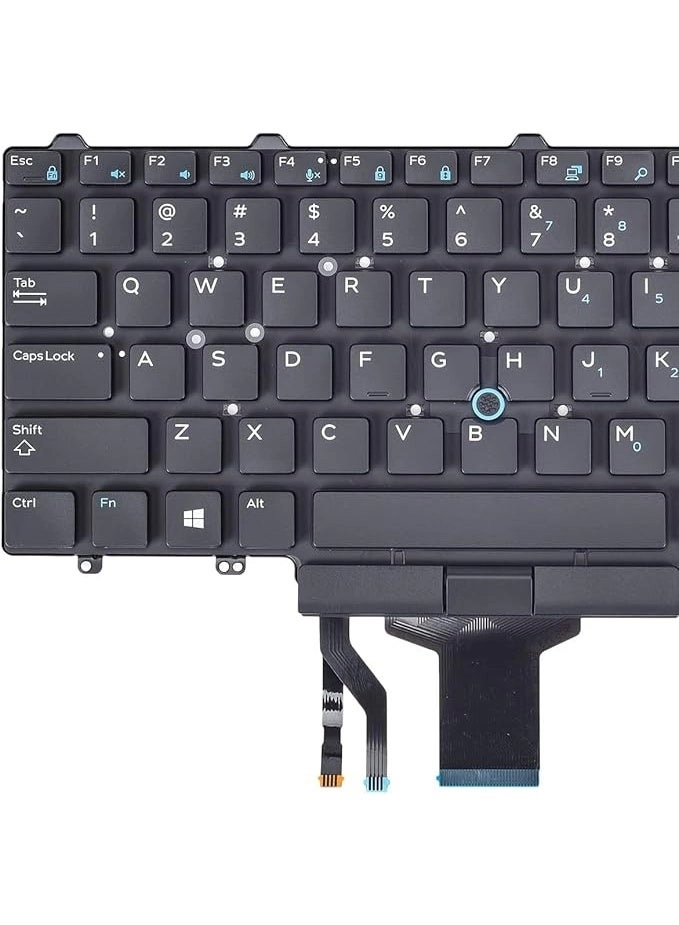 Replacement Backlight Keyboard - E5450 E5470 E7450 E7470 5480 5490 5491 7480 7490 US Layout