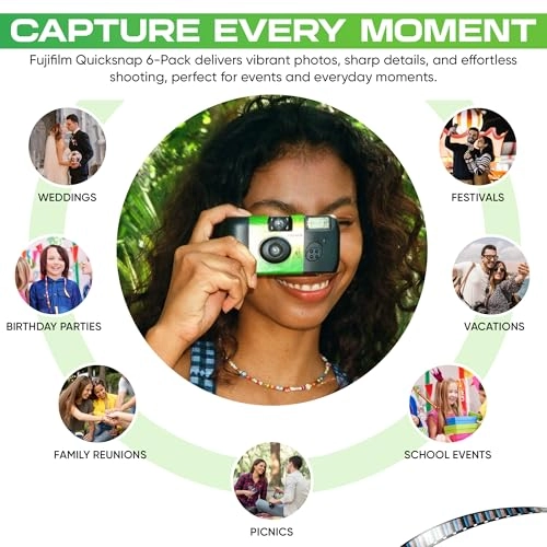 Quicksnap Flash - 35mm 6 Pack