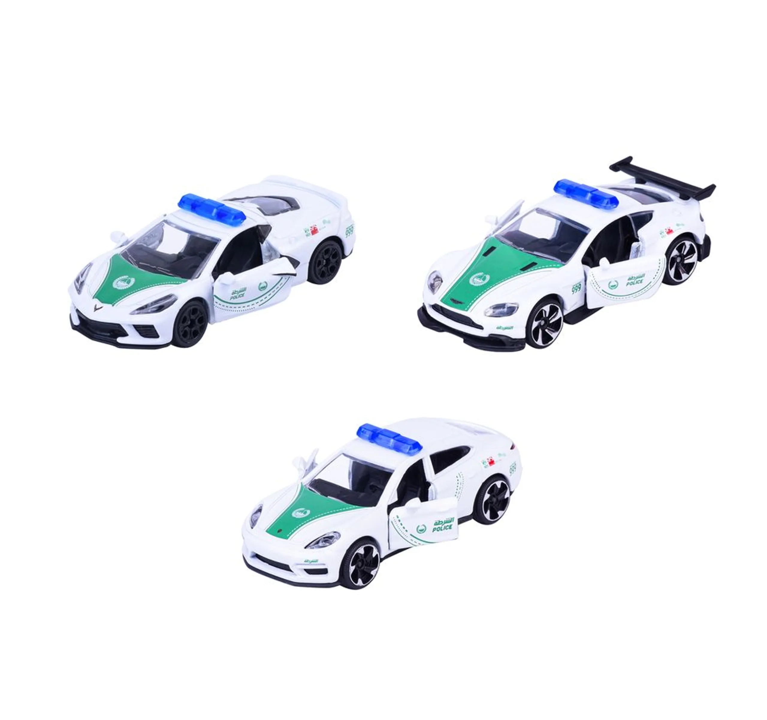 Dubai Police Cars - 3 pcs Set