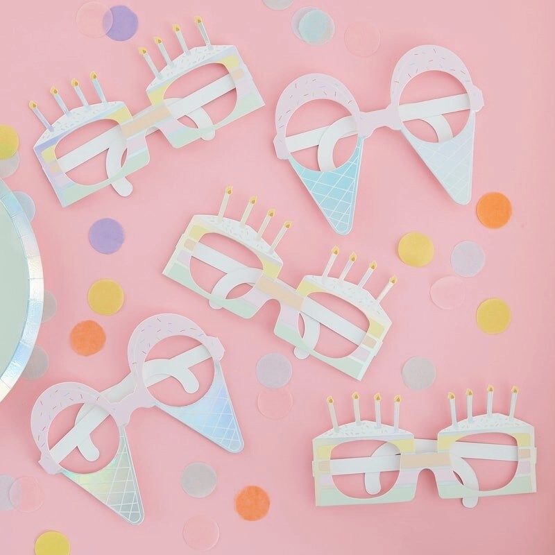 Ginger Ray Birthday Fun Glasses - 8 pieces