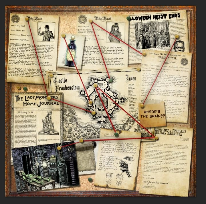 Halloween Cold Case File - Solve A Murder