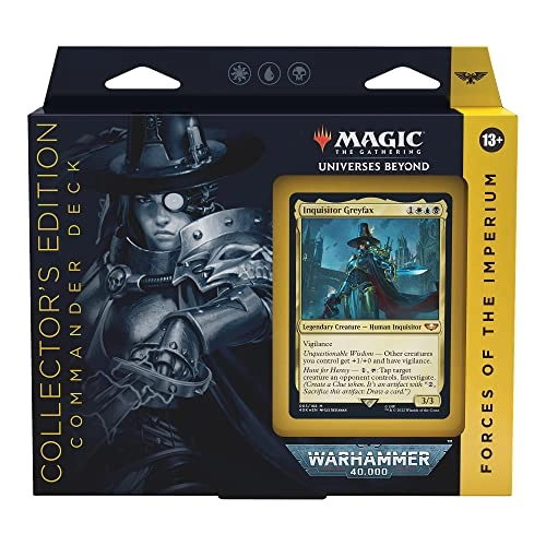 Magic: The Gathering: Universes Beyond: Warhammer 40,000 - The Ruinous Powers + Necron Dynasties + Forces of the Imperium + Tyranid Swarm
