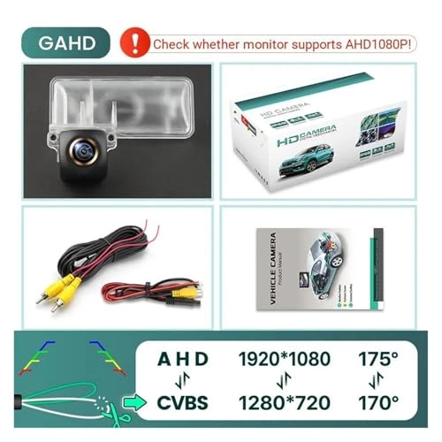 GAF-LS8008 - Top Starlight Night Vision Wire AHD 1080P or 720P
