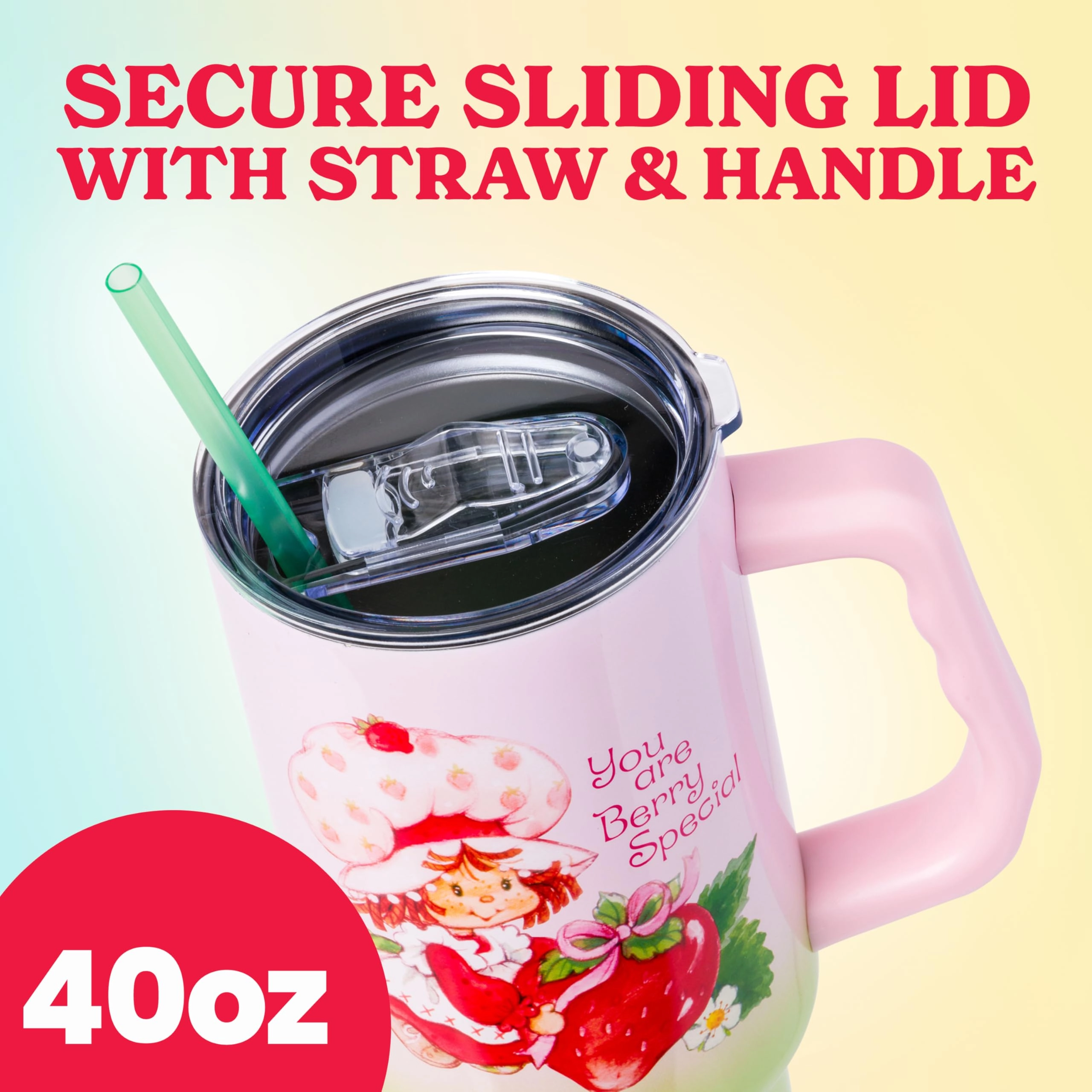 Stainless Steel Strawberry Shortcake You are Berry Special Tumbler - 1183ml