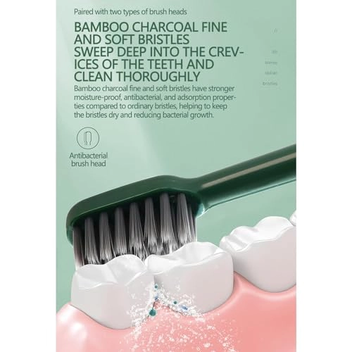 Electric Toothbrush - 32000 movements per minute 6 Modes 5 Brush Heads