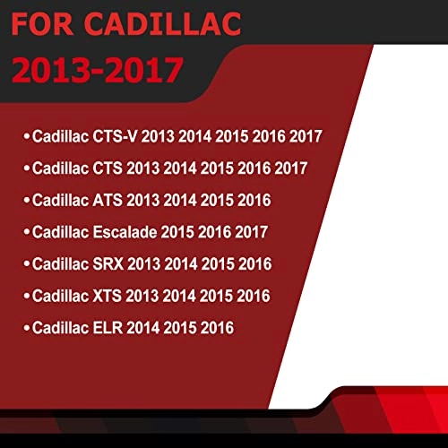 CUE Touch Screen Display - Compatible with Cadillac ATS 2013-2016 Escalade 2015-2017 SRX 2013-2016 XTS 2013-2016 CTS CTS-V 2013-2017 ELR 2014 - 2016