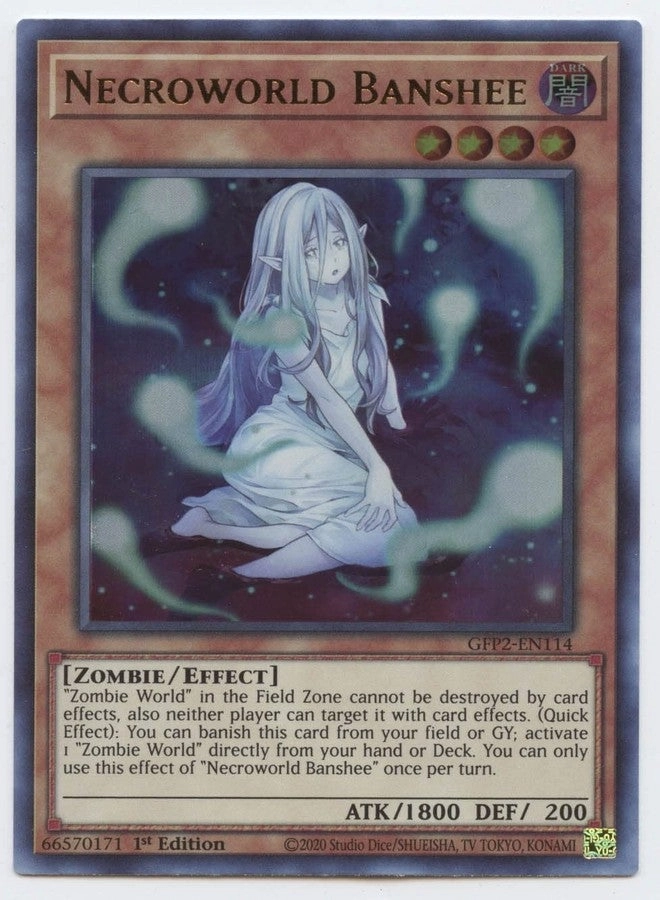 Yu-Gi-Oh! Necroworld Banshee GFP2-EN114 - English