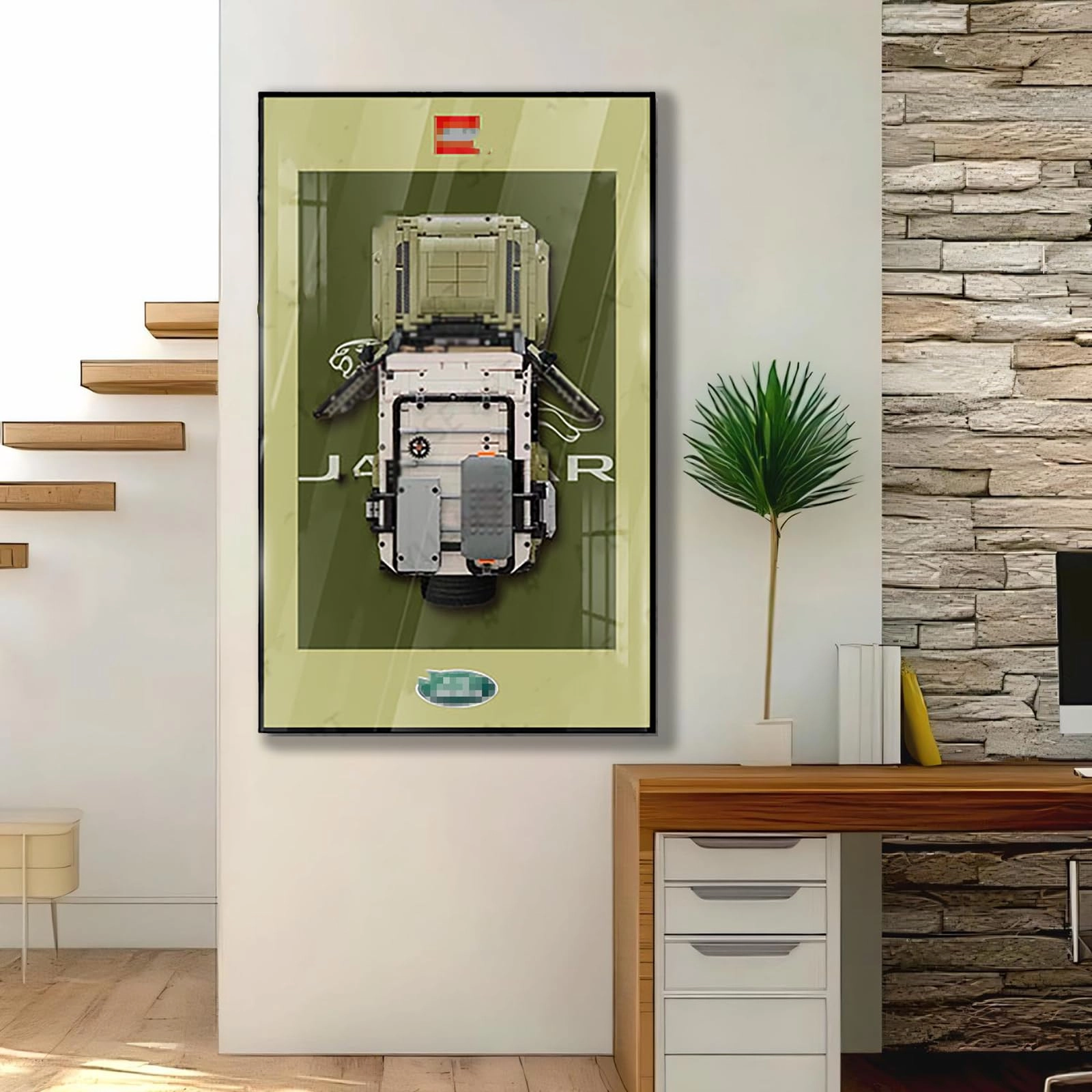 Display Wall Plate (42141) - 80 x 50 cm