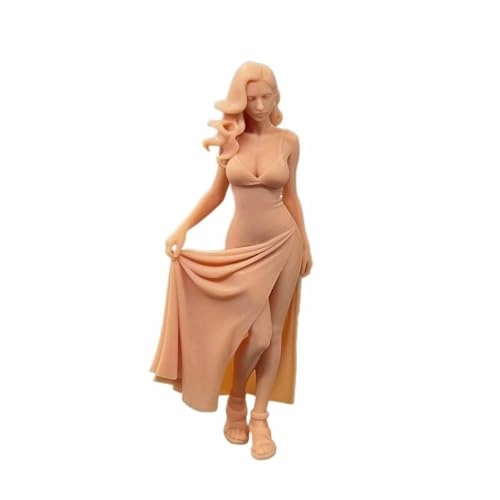 Figurine Trendy Hat Woman - 1/72