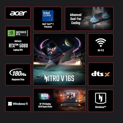 Nitro V 16S - 16'' Core 7 16GB DDR5 2TB PCIe SSD