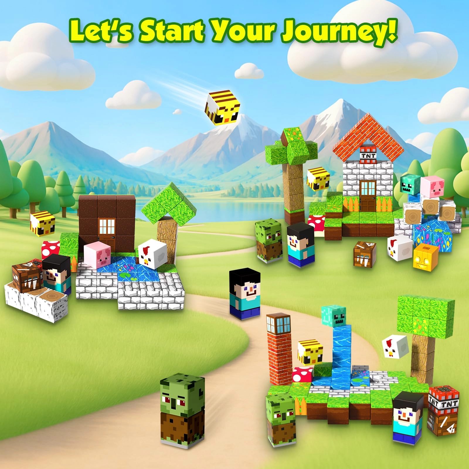 Magnetic Blocks - 60pcs