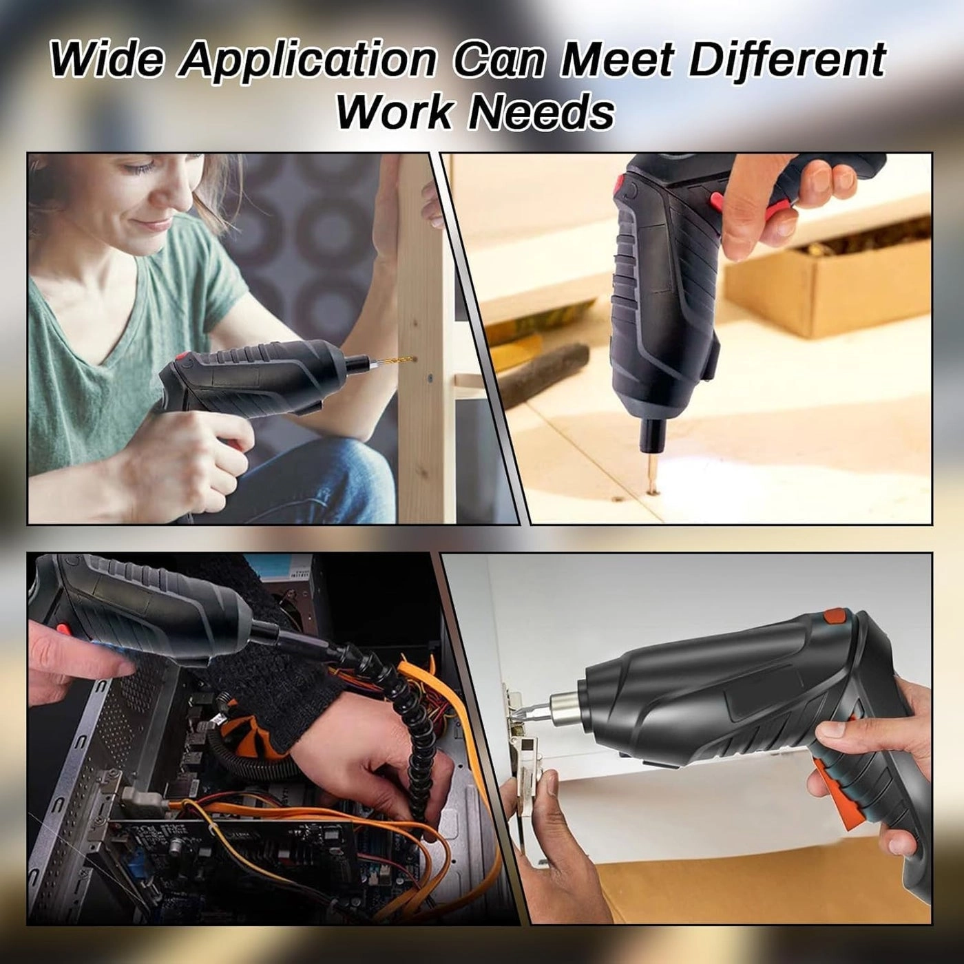 Electric Cordless Screwdriver - 45V 45Nm 250 rpm