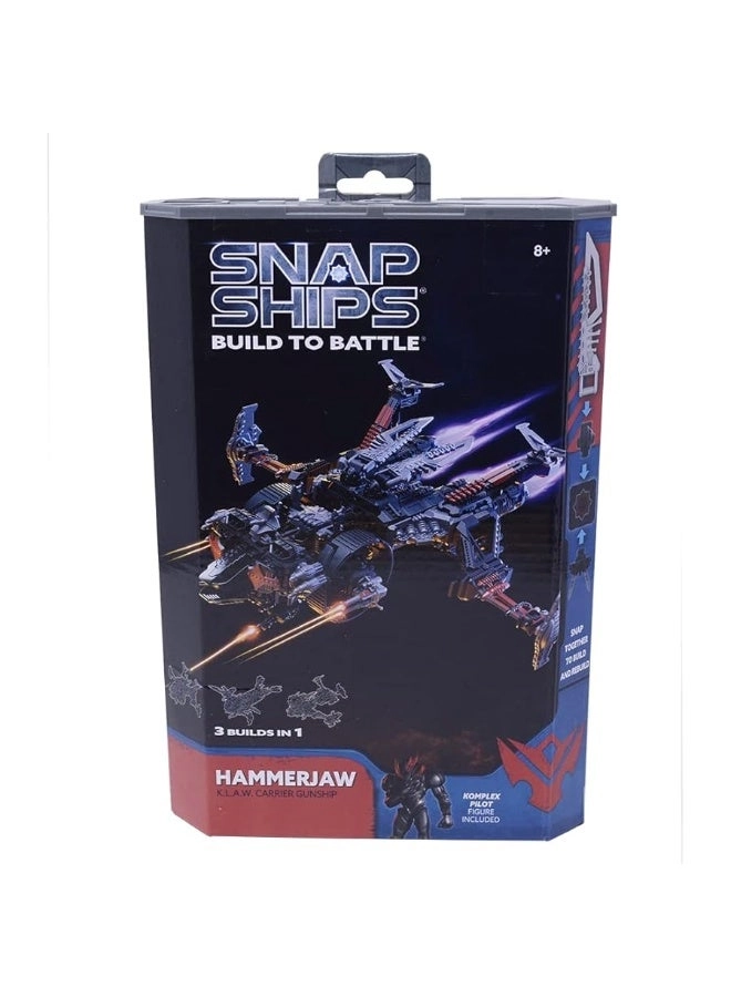 Komplex Hammerjaw K.L.A.W. Gunship - Building Toy 3 Builds Ages 8+