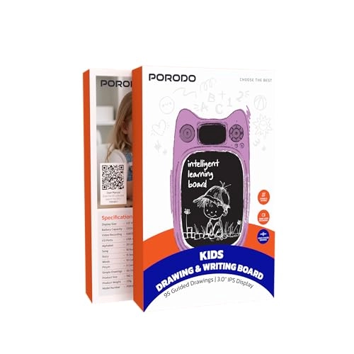 Writing & Drawing Board - 3" IPS Display 95 Voice-Guided Drawings 1200mAh