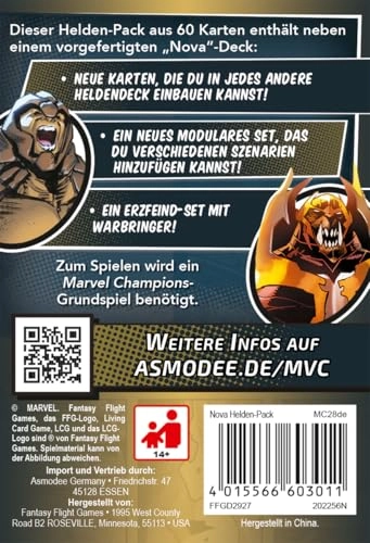 Marvel Champions: LCG - Nova - Hero Expansion Expert (German)