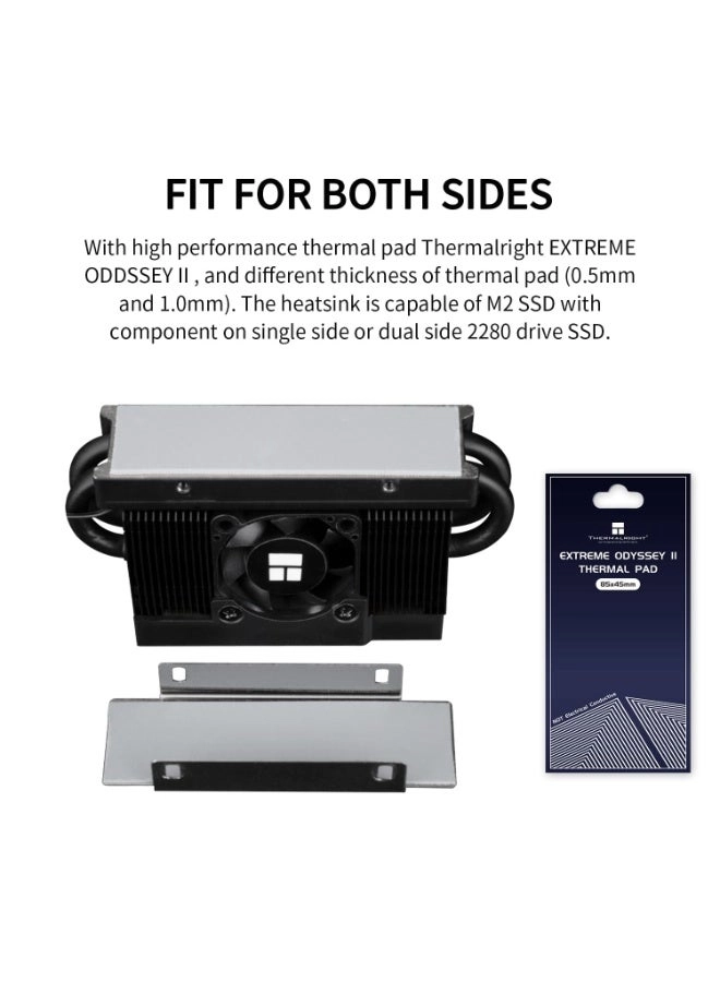 HR10 2280 PRO - Double Sided Heatsink 4 heatpipes