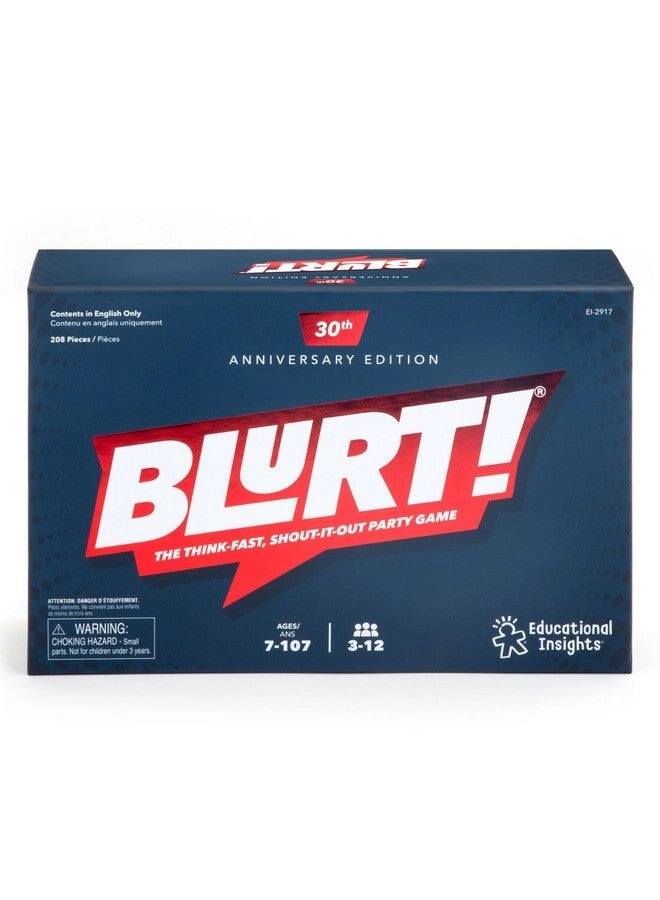 Blurt!: The Think-Fast, Shout-It Party Game