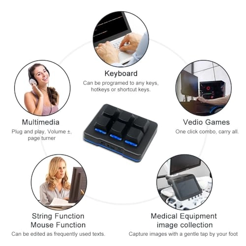 6 Buttons Mini Keypad - Wired