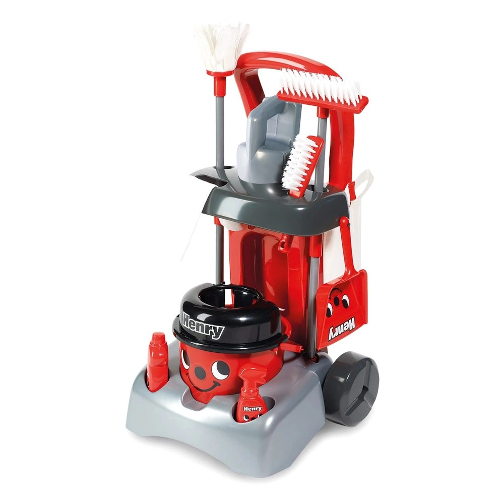 Casdon Henry Deluxe Cleaning Toy Trolley Playset (67450)