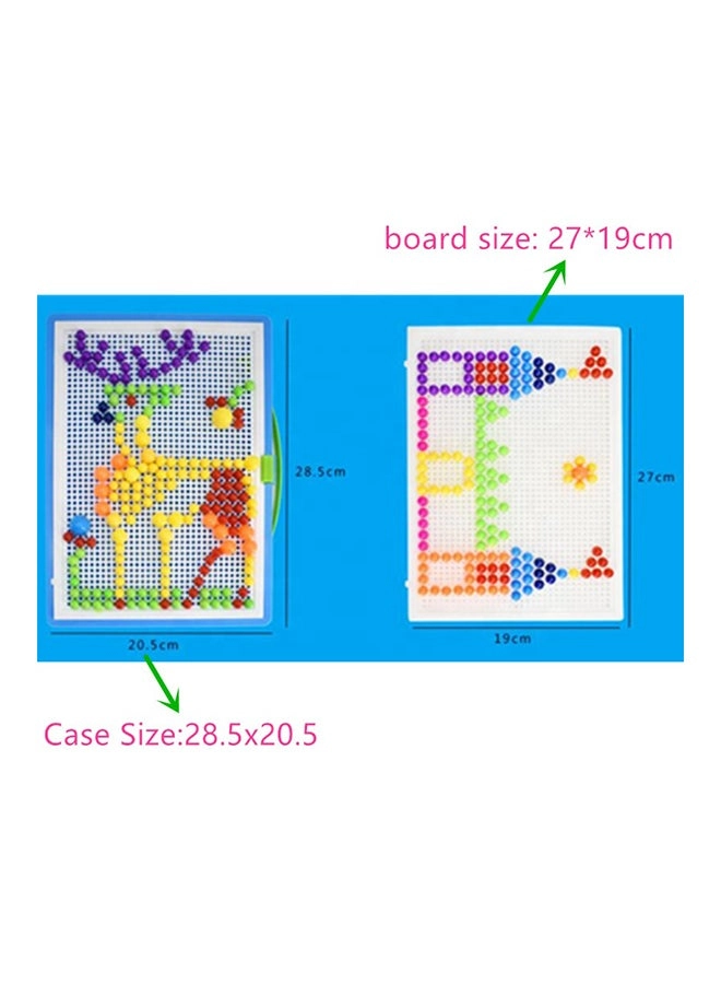 Mushroom Nail Pegboard Toy - 3+ Years